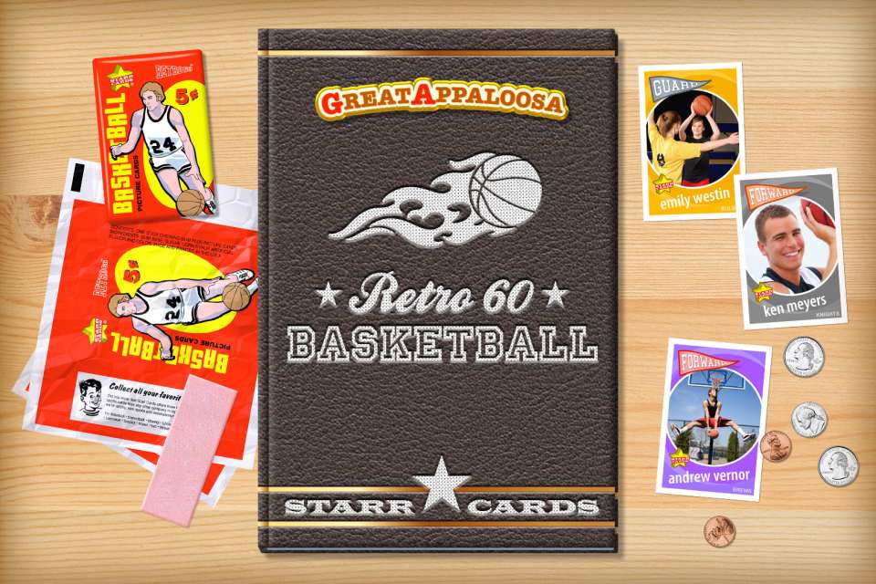 Make your own retro basketball card with Starr Cards.