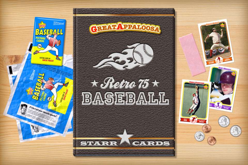 Make your own retro baseball card with Starr Cards.