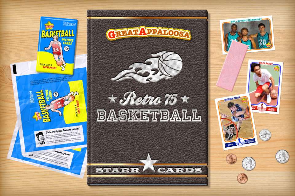 Make your own retro basketball card with Starr Cards.