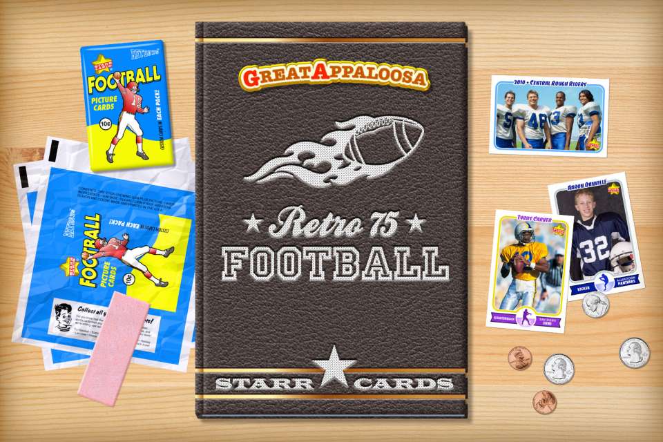 Make your own retro football card with Starr Cards.