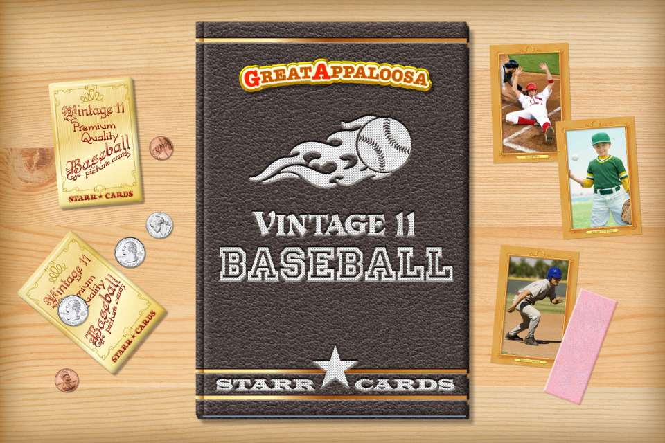 Make your own vintage baseball card with Starr Cards.