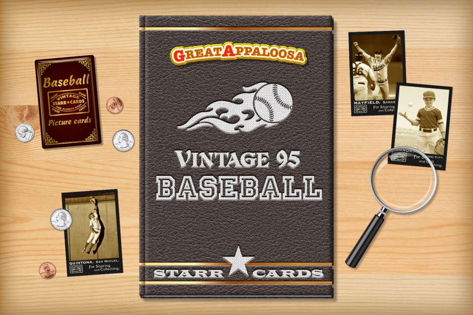 Make your own vintage baseball card with Starr Cards.