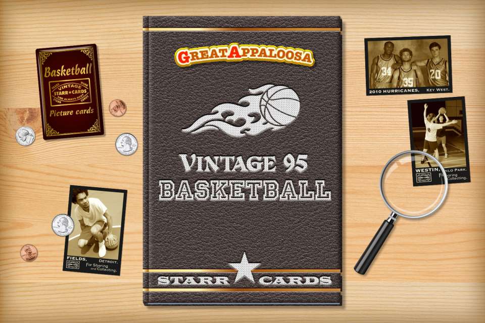 Make your own vintage basketball card with Starr Cards.